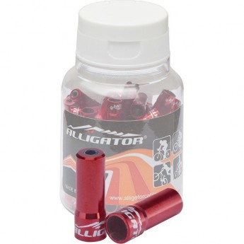 Наконечник LY-HPA09-RD оболочки троса тормоза, 5,2х17,5мм, алюминиевый красный, банка 100 шт. Наконечник LY-HPA09-RD оболочки троса тормоза, 5,2х17,5мм, алюминиевый красный, банка 100 шт.