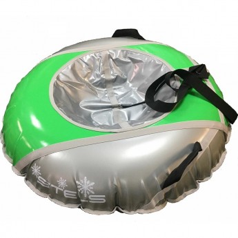 Санки надувные (тюбинг) STELS 125 см, тент без камеры СН040.125, серый/салатовый+серый