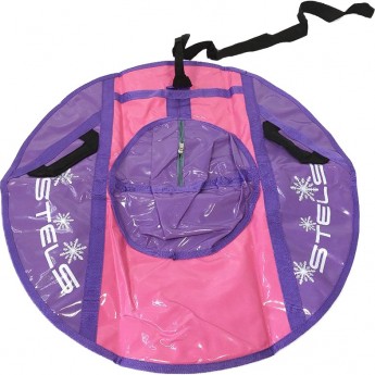 Санки надувные (тюбинг) STELS 80 см тент без камеры СН040, синий/бирюзовый-синий