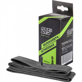 Велокамера NTG 27.5"x2.125" в индивидуальной упаковке Велокамера NTG 27.5"x2.125" в индивидуальной упаковке