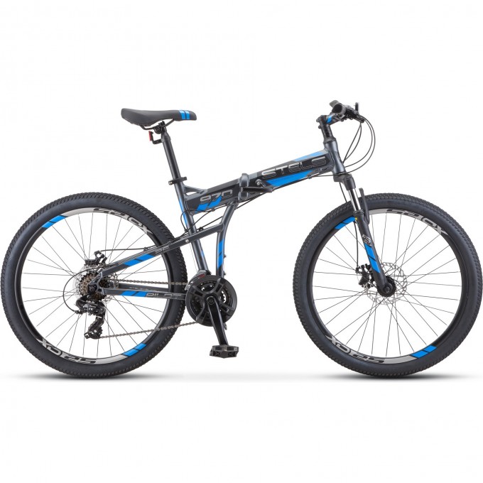 Велосипед STELS 26" Pilot 970 MD V022 антрацитовый (LU094029), рама 19", 2023 JU000415242022JU0001007