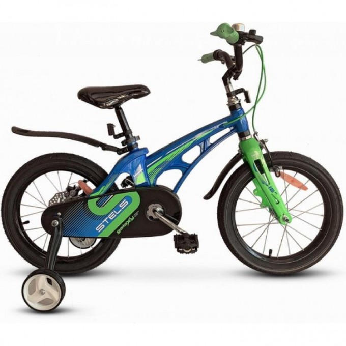 Велосипед STELS Galaxy 14" V010 (LU095738) темно-зеленый 7990000068755