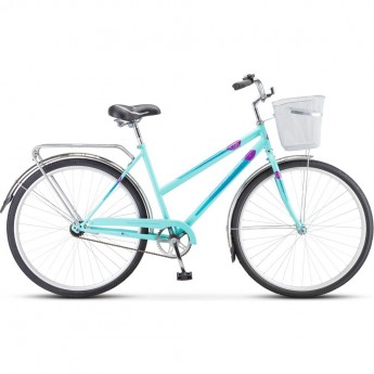 Велосипед STELS Navigator 28" 300 Lady Z010 (с корзиной) (LU085342) мятный Велосипед STELS Navigator 28" 300 Lady Z010 (с корзиной) (LU085342) мятный