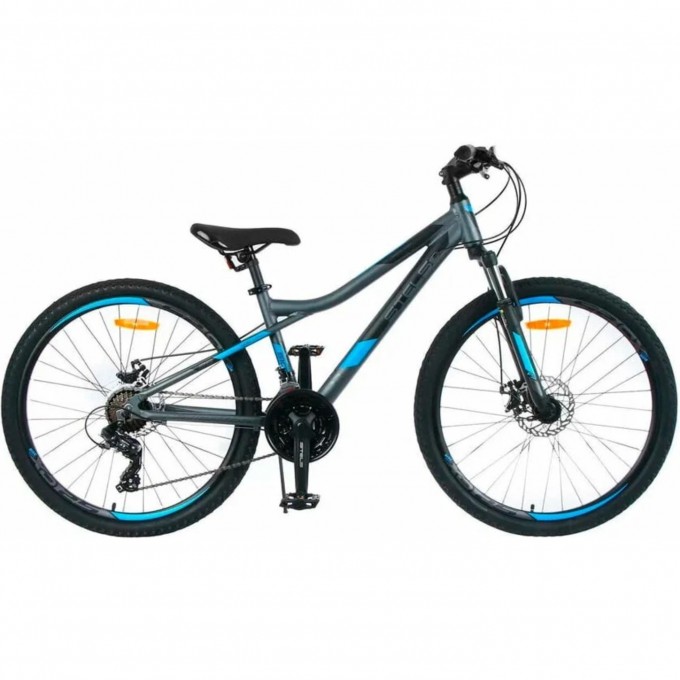 Велосипед STELS Navigator 610 MD V050 антрацитовый/синий 26Ø (LU098465), рама 14" JU000409532022JU0004388