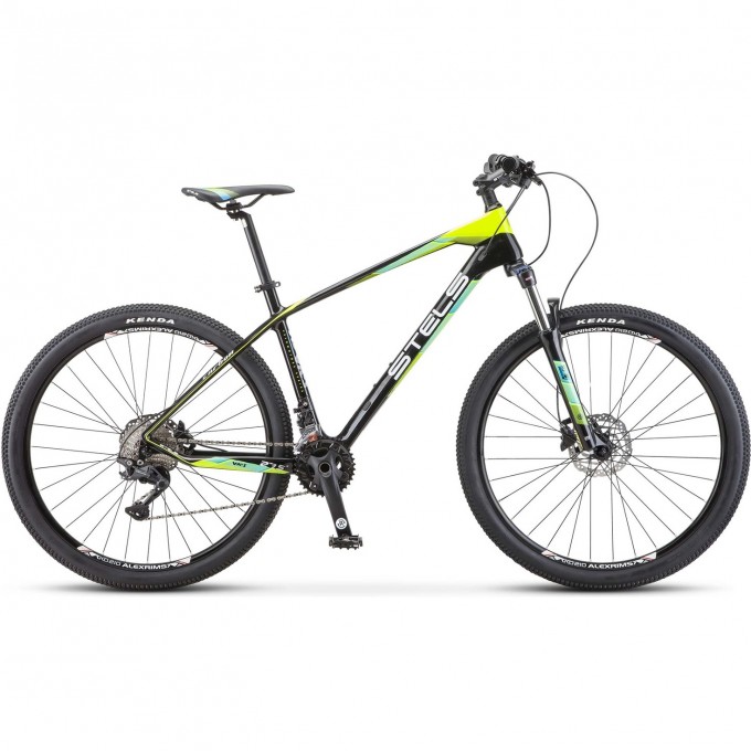 Велосипед STELS Navigator 790 D V010 чёрный/салатовый 27.5" (LU096195), рама 18", 2023 KUBC0065012021KU0000034